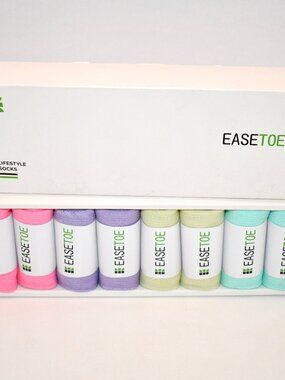 Easetoe No Show Socks – 8 Pairs Low Cut Ankle Non-Slip Casual Invisible Size 5-8